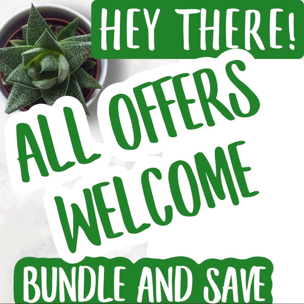 WELCOME. BUNDLE AND SAVE. OPEN TO OFFERS